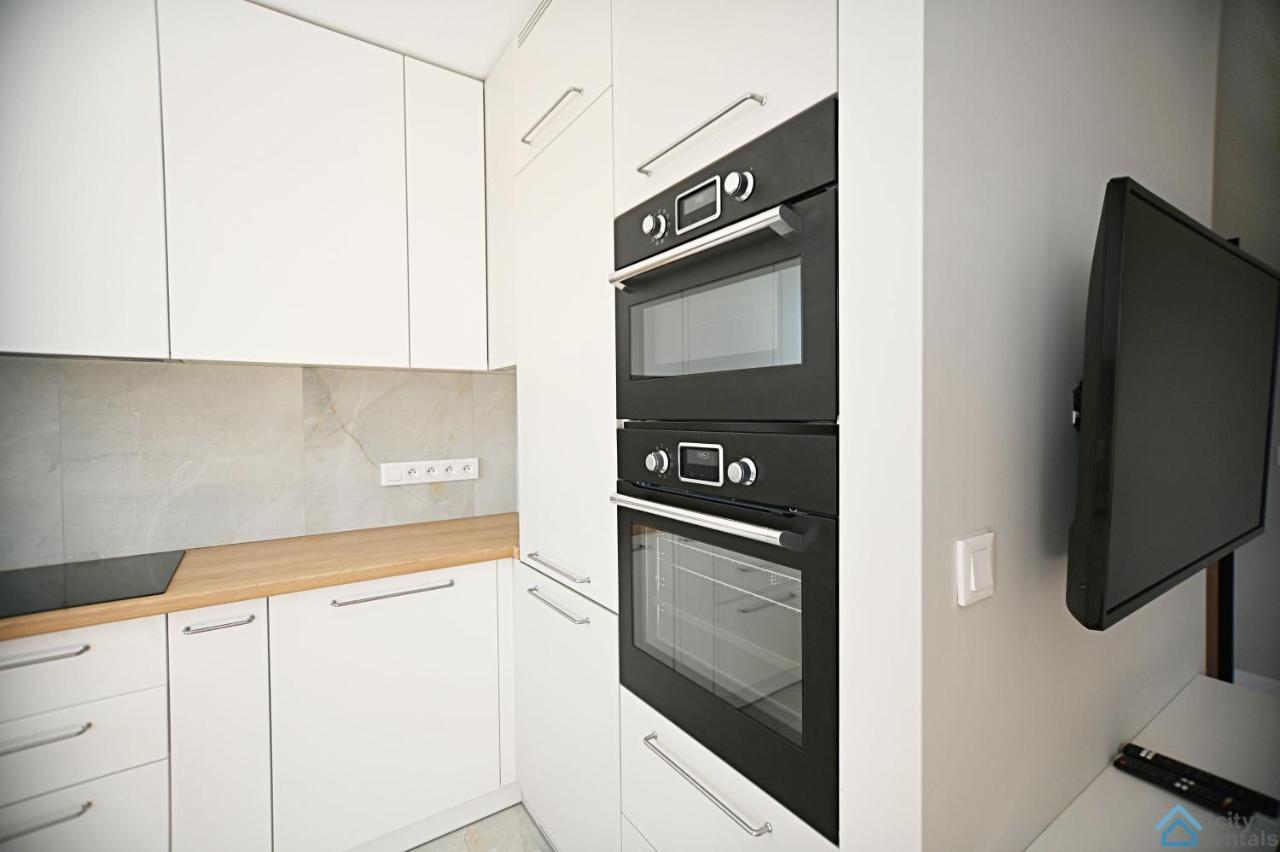 Beige 3City Apartment With Parking In Gdansk By Noclegi Renters Ngoại thất bức ảnh