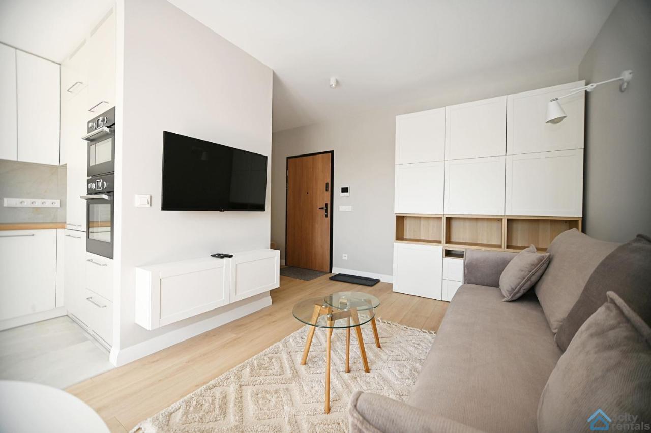 Beige 3City Apartment With Parking In Gdansk By Noclegi Renters Ngoại thất bức ảnh